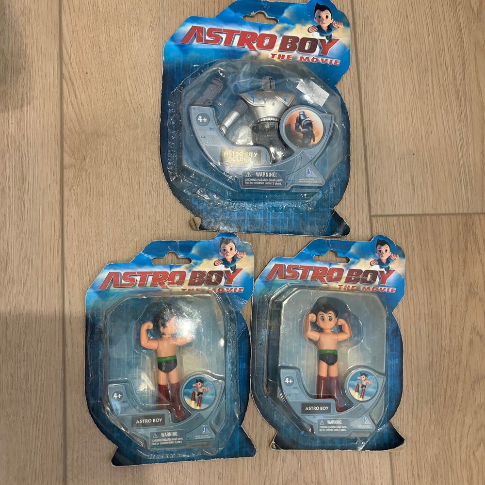 Astro Boy The Movie 2009 Action Figures Lot of 3